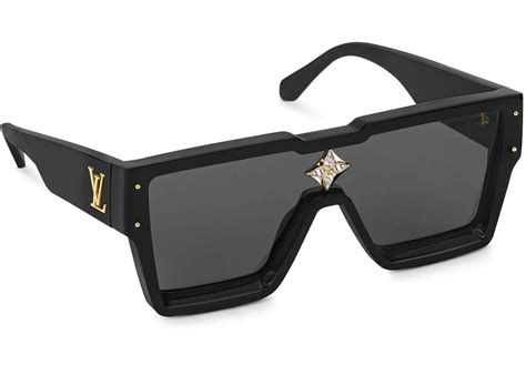 Occhiali da sole Louis Vuitton Cyclone nero Uomo 